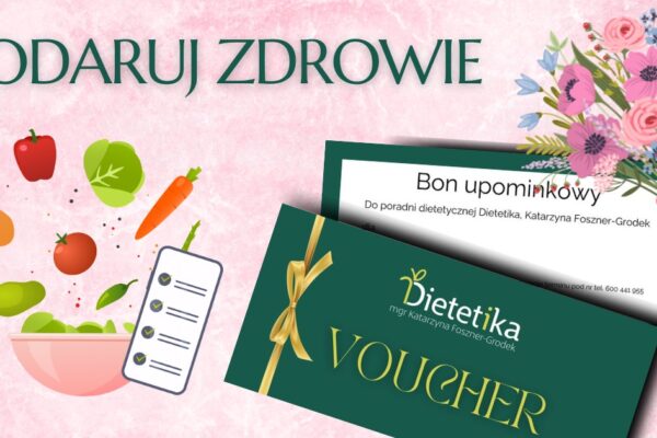 Oferta 1 bon upominkowy do dietetyka