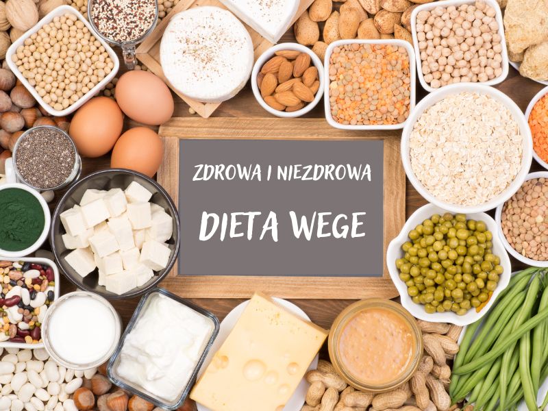 Zdrowa i niezdrowa dieta wegetariańska